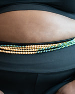 Load image into Gallery viewer, Sage Green and Beige Waistbeads
