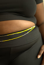 Load image into Gallery viewer, Yellow and Silver Waistbeads
