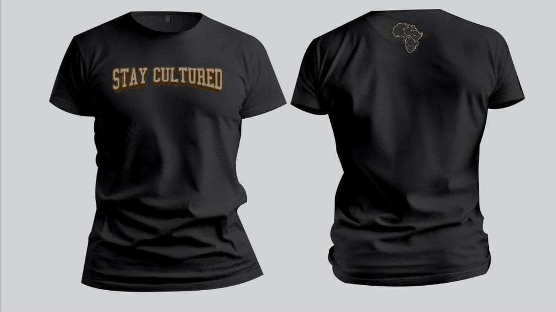 Stay Cultured Patched Chenille T-Shirt