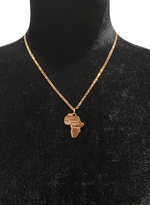 Load image into Gallery viewer, 14K Gold Plated Africa Necklace
